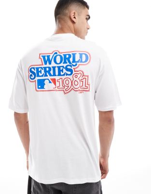 New Era New Era LA Dodgers world series t-shirt in white