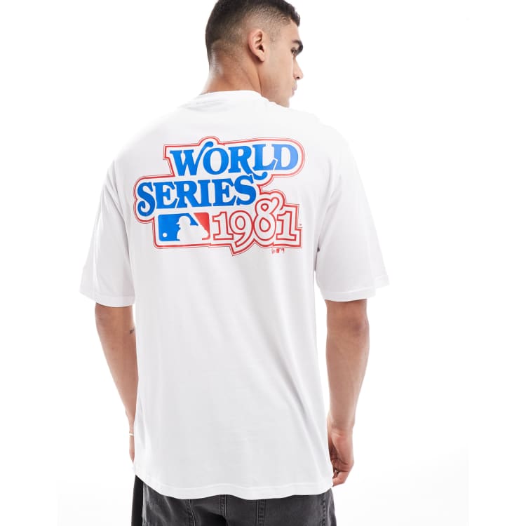 Tシャツ・カットソー New Era MLB LA Dodgers World Series Champions T-Shirt White New Era Los Angeles Dodgers Stadium 2024 World Series
