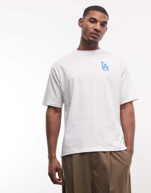 New Era – LA Dodgers – World Series – Vit t-shirt med tryck baktill, 3 av 5