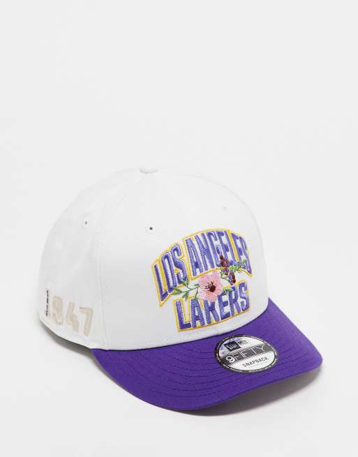 New Era - LA Lakers 9fifty - Casquette à visière contrastante - Multicolore
