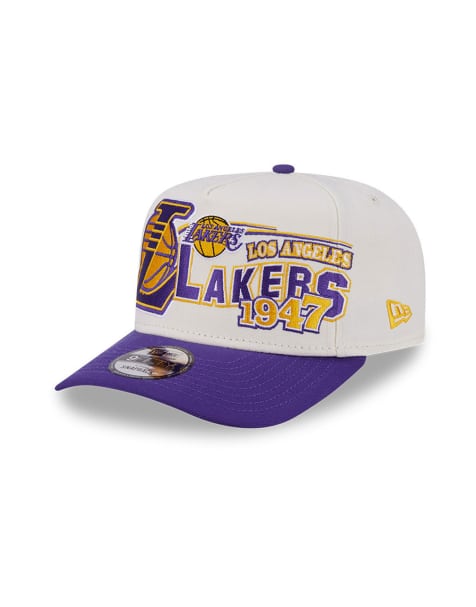 New Era – LA Lakers 9fifty – Flerfärgad keps med logga och kontrastfärgad skärm - view 1