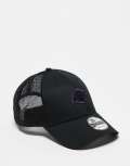 New Era LA Lakers 9Forty cap in black