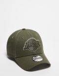 [New Era] New Era LA Lakers 9Forty cap in green No Size Green