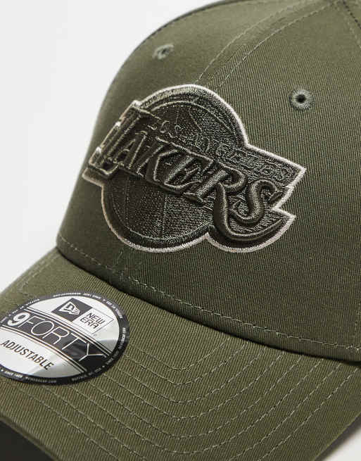 New Era LA Lakers 9forty cap in green | ASOS