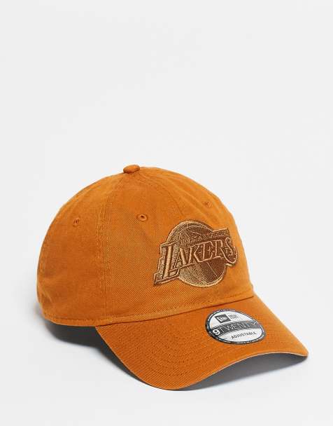 New Era LA Lakers 9twenty tonal cap in rust - view 1