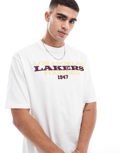 New Era – LA Lakers – Biały T-shirt - view 1