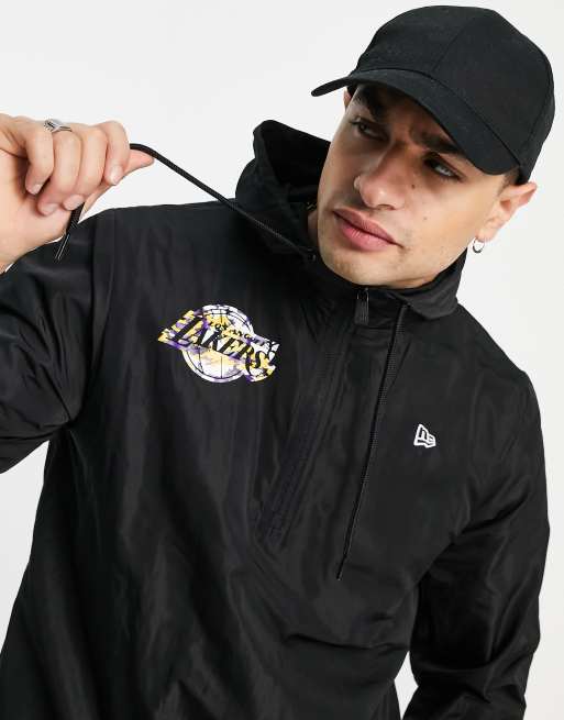 Black lakers outlet windbreaker