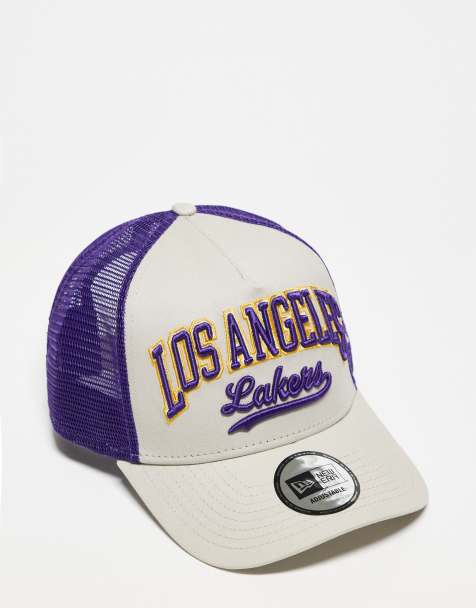 New Era - LA Lakers E Frame - Cappellino trucker color panna multicolore - view 1