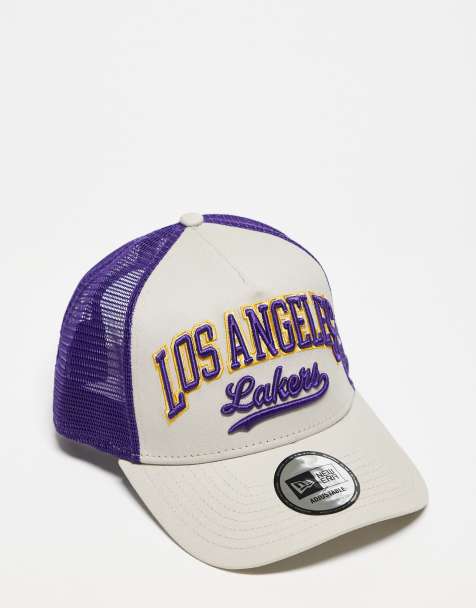 New Era – LA Lakers E Frame – Trucker-Kappe in Creme und anderen Farben - view 1