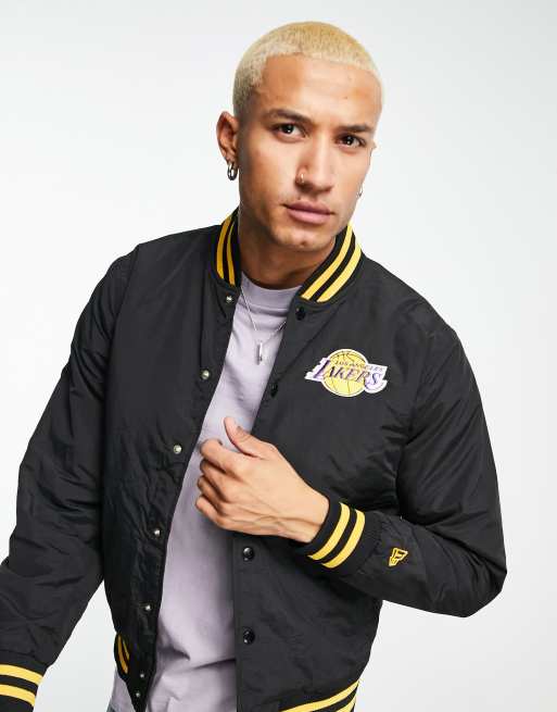 Black store lakers jacket