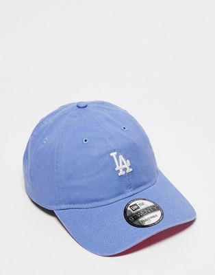 New Era 9twenty LA mini logo cap in blue