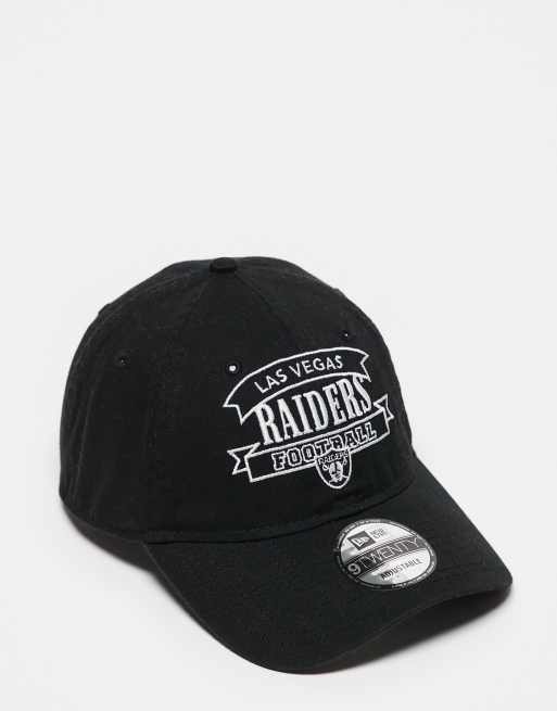 New Era – Las Vegas Raiders – 9Twenty – Kappe in Schwarz im Retro-Design