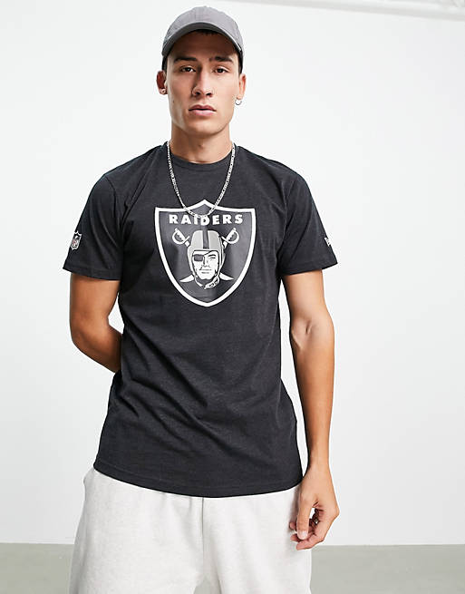 Men New Era Las Vegas Raiders taping t-shirt in black 