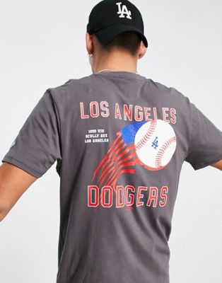 T-shirts et débardeurs New Era - LDA Dodgers - T-shirt imprimé au dos - Gris