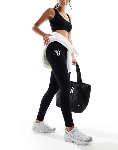 New Era - Legging met logo in zwart - view 1
