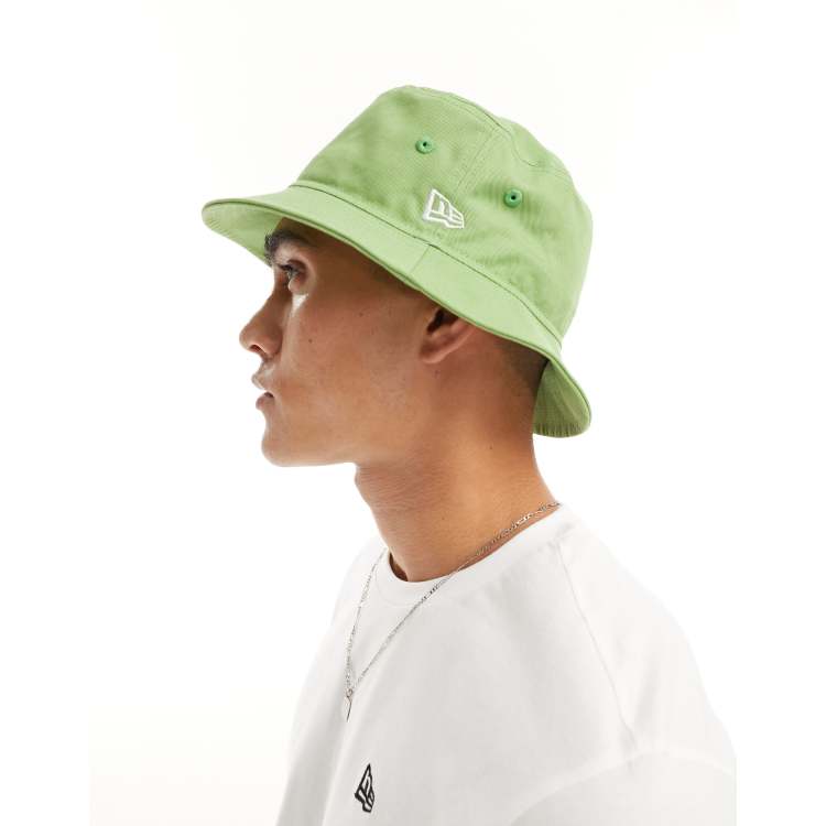 NEW ERA×AMERI BASIC LOGO BUCKETHAT New Era Bucket Hat Plain Distressed Logo Embroidery