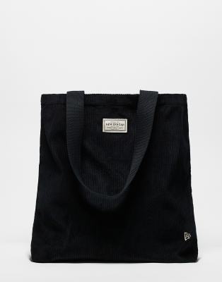 New Era logo tote bag in black