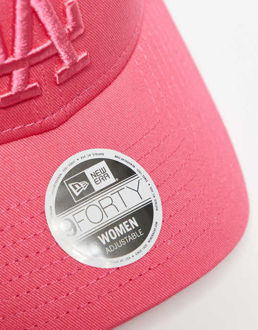 New Era - Los Angeles Dodgers 9forty - Cappellino rosa acceso, 3 di 4
