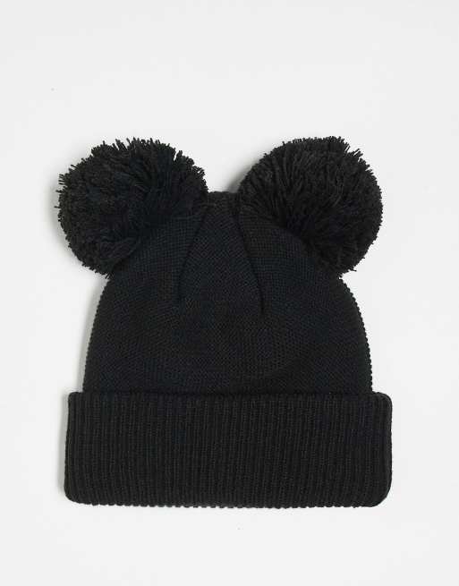New Era - Los Angeles Dodgers - Berretto nero con pompon doppi, 2 di 3