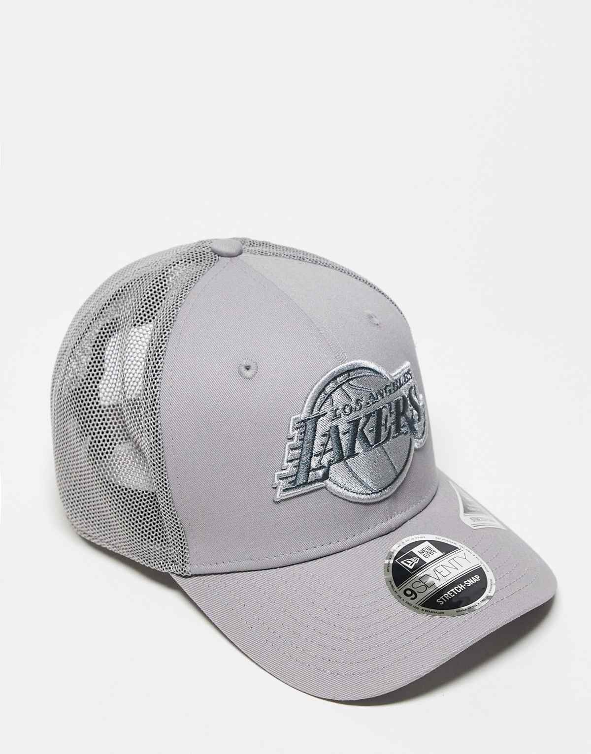 New Era Los Angeles Lakers 9seventy tonal truckercap in grey