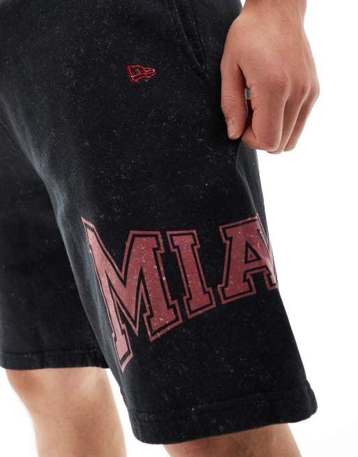New Era - Miami Heat - Shorts i mørkegrå syrevask, 3 af 5