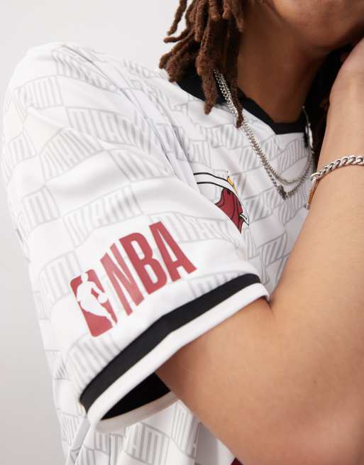 New Era - Miami Heat Sports - Top bianco con colletto, 4 di 4