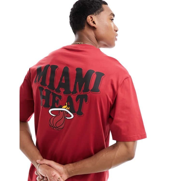 Miami heat short sleeve hot sale jersey