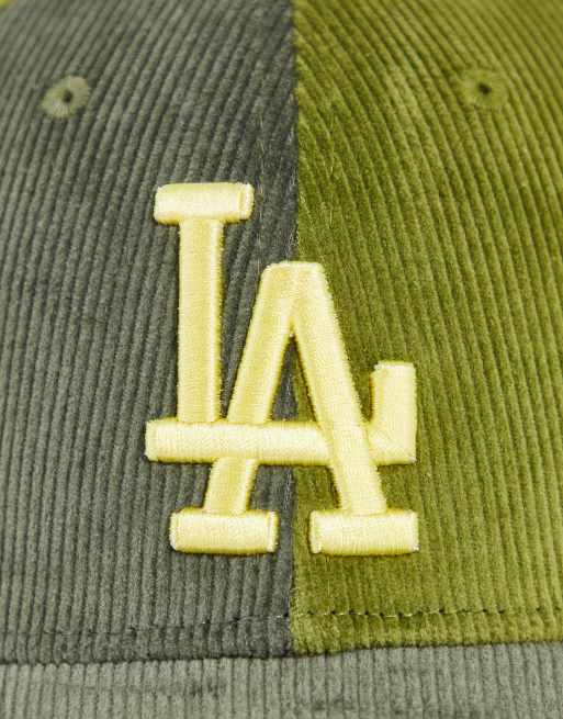 New Era - MLB 9 Forty - Casquette en velours côtelé avec logo LA Dodgers - Vert, 4 de 4
