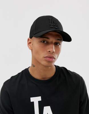 Black New Era 9FORTY LA Strapback Cap - size? Ireland