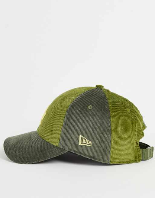New Era - MLB 9FORTY - LA Dodgers - Pet van corduroy in groen, 3 van 4