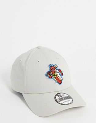 New Era MLB 9Forty Minor League Reading Fightin Phils cap in beige exclusive at ASOS