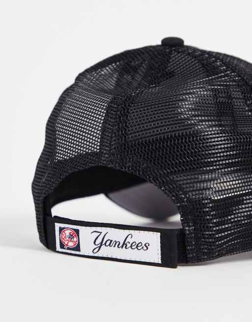 NEW ERA 940 Af trucker MLB team colour block NY cap Black White