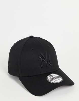 New Era - MLB 9forty NY - Casquette ajustable - Noir