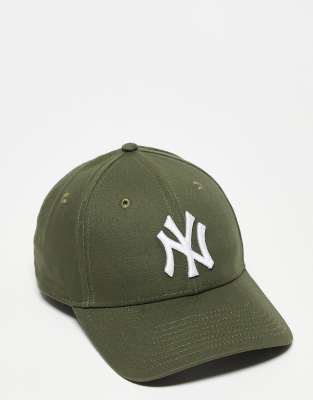 New Era - MLB 9forty NY - Casquette unisexe réglable - Vert