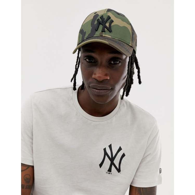 NEW ERA CAP New Era MLB New York Yankees Camo Infill T-Shirt In Black  Exclusive As ASOS for Men