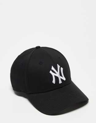 New Era - MLB 9forty NY Yankees - Casquette unisexe ajustable - Noir