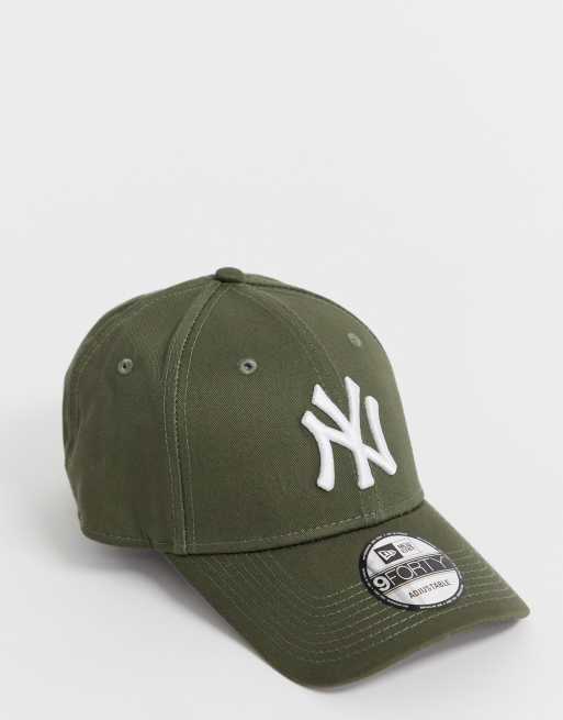 New Era – MLB 9Forty NY Yankees – Grön justerbar keps, 2 av 4