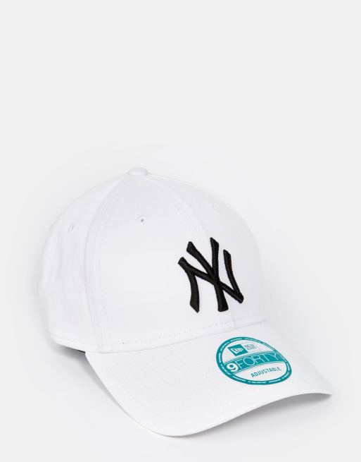 New Era – MLB 9forty NY Yankees – Verstellbare Kappe in Weiß, 2 von 4