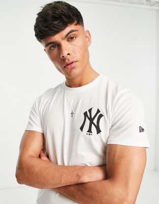 MLB Championship - T-shirt bianca con stampa sul retro-Bianco - New Era T-shirt donna  - immagine1