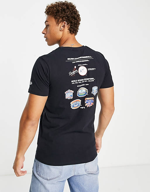 New Era - MLB Championship - T-shirt blu navy con stampa sul retro