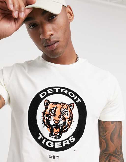 New Era MLB Detroit Tigers Cooperstown t-shirt in white