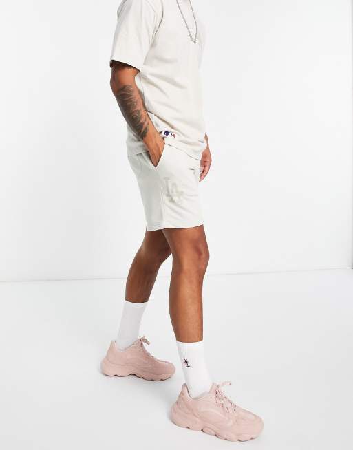New Era - MLB LA Dodgers - Grå jerseyshorts - Kun hos ASOS, 3 af 4