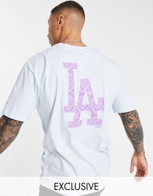 New Era MLB Infill Team Logo T-Shirt Men's LA Dodgers White