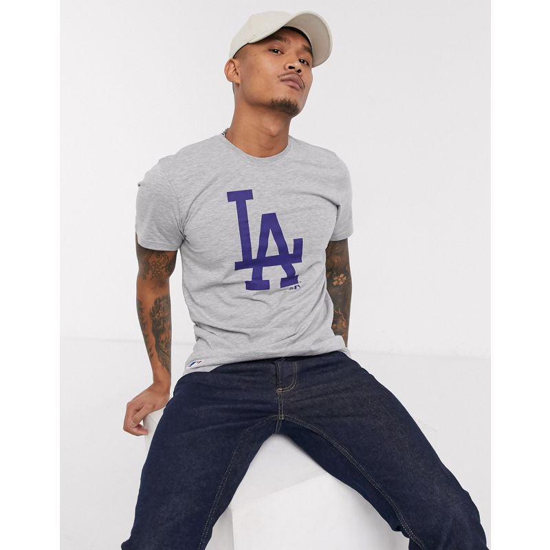 T-shirt e Canotte Uomo New Era - MLB LA Dodgers - T-shirt grigia con logo