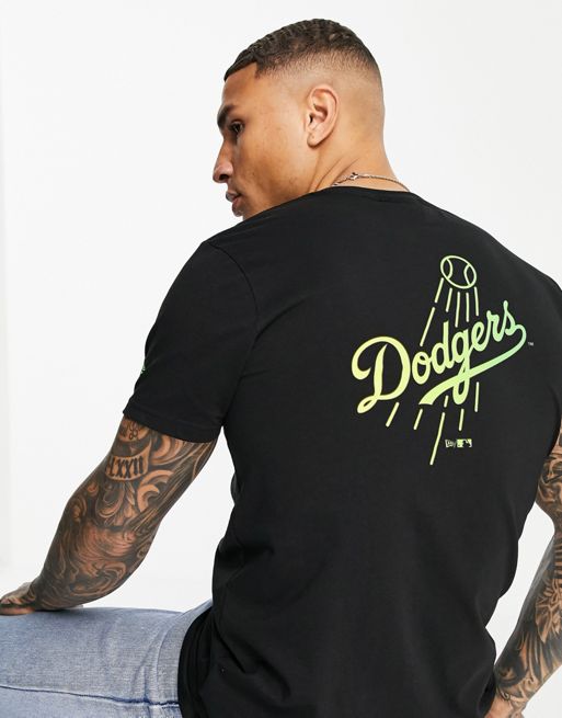 New Era LA Dodgers t-shirt in black