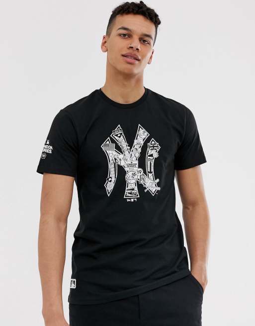 New ERA New York Yankees MLB T-Shirt Black, Men