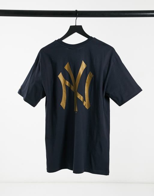 New York Yankees Navy Gold Jersey - All Stitched - Vgear