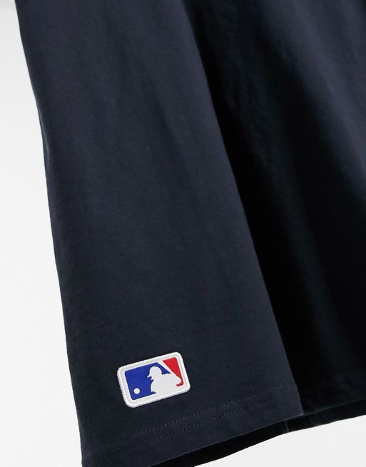 New Era MLB LA Dodgers gold infill t-shirt in black exclusive as ASOS