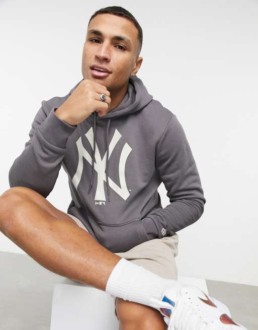 NEW ERA CAP New Era New York Yankees Flock Oversized Hoodie In Navy  Exclusive To ASOS pour hommes