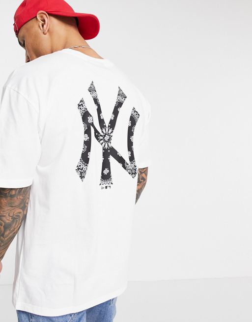 T-Shirt New Era Ext Camo Infill MLB New York Yankees - White - men´s 